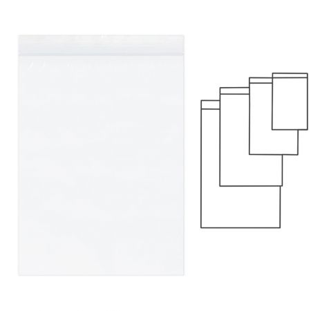 Pungi cu fermoar ziplock, 120 x 180 mm, KANGARO, 100 buc/set